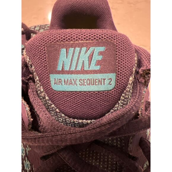 Nike Women’s Air Max Sequent 2 Lace Up‎ Comfort Running Sneakers Size 6.5 Blue - Picture 9 of 9